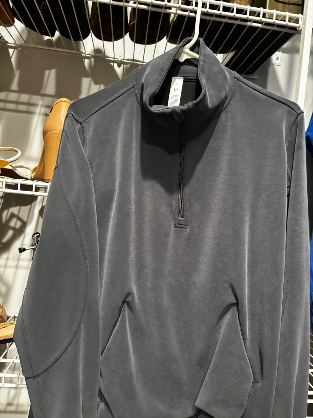lululemon athletica Gray Half-Zip Pullover & matching pants